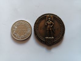 Médaille concours tir cantonal Berne 1948 Biel Bienne 