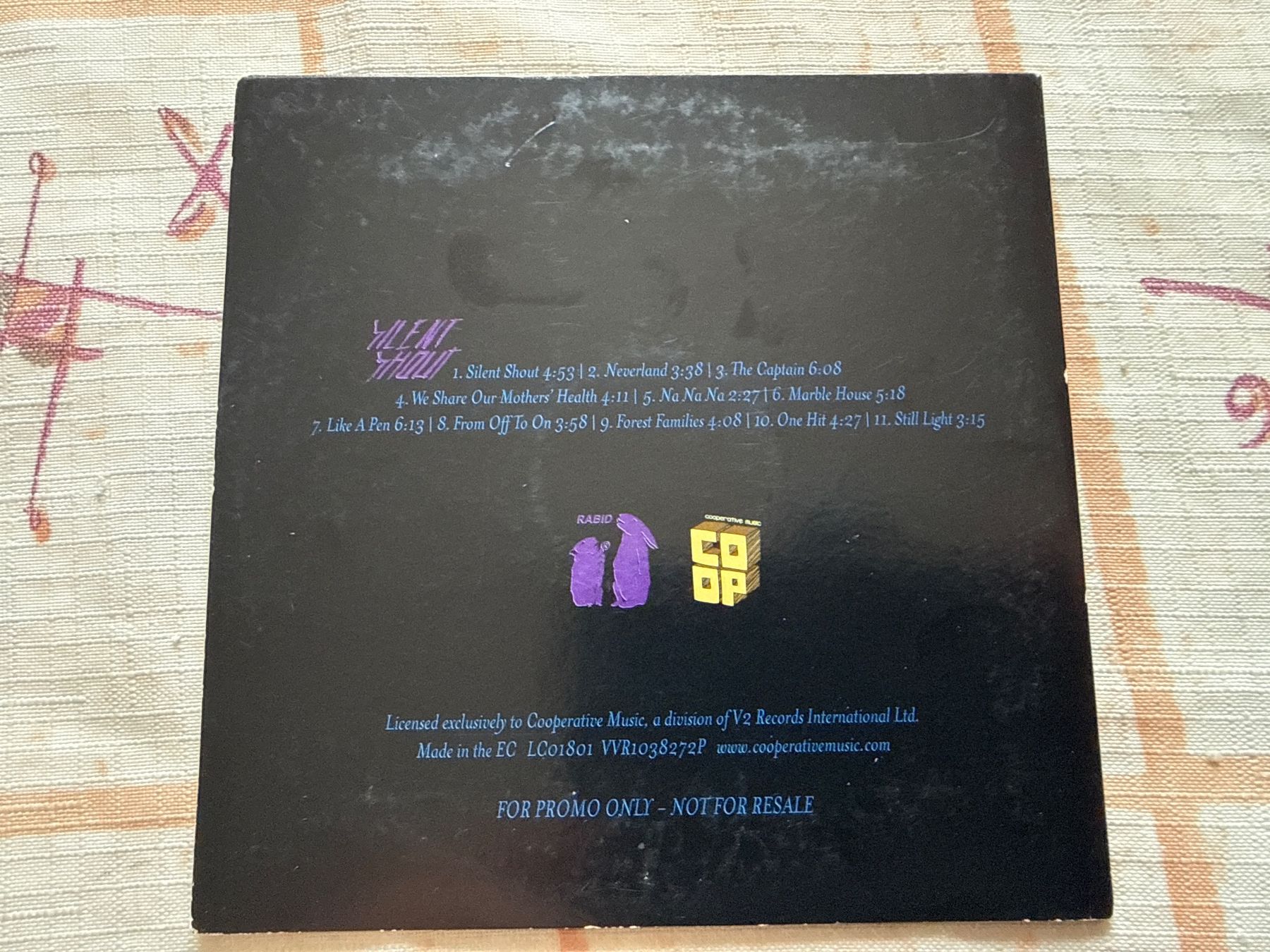 CD: The Knife - Silent Shout Promo CD – Usato da Schaffhausen venduto da D-MAC 1