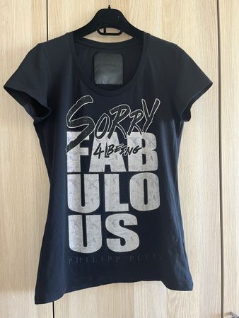 T-shirt Philipp Plein noir "Sorry 4 Being Fabulous" - S 58