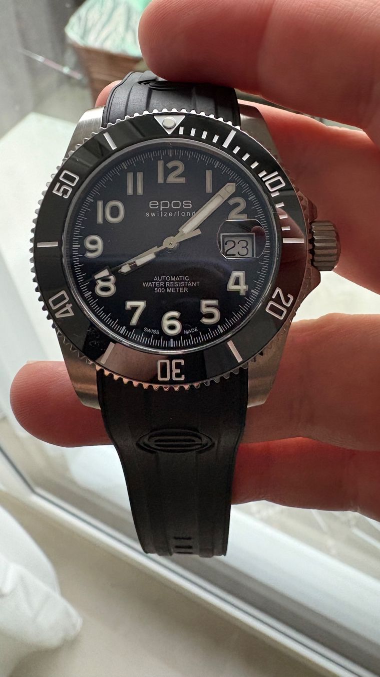 Epos Orologi: Epos Sport 3504 Diver Titanium Automatic – Nuovo (secondo la descrizione) da Gretzenbach venduto da Kaan0 1