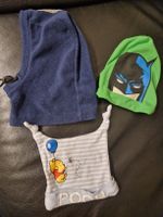 Lot de 3 bonnets chauds enfant (Batman, Winnie cagoule