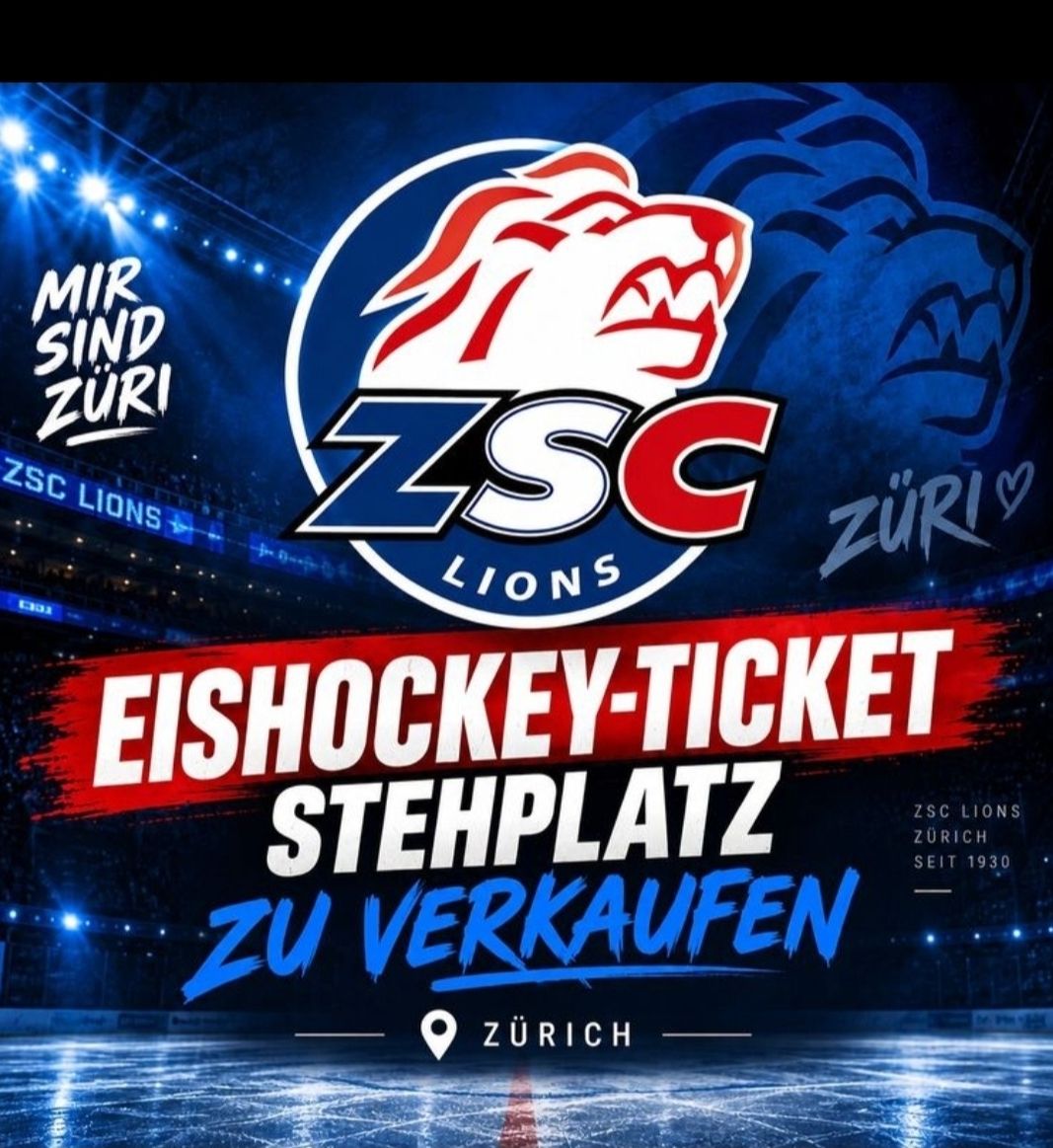 Biglietti: ZSC Lions Tiket – Nuovo (secondo la descrizione) da Zumikon venduto da raphaels199