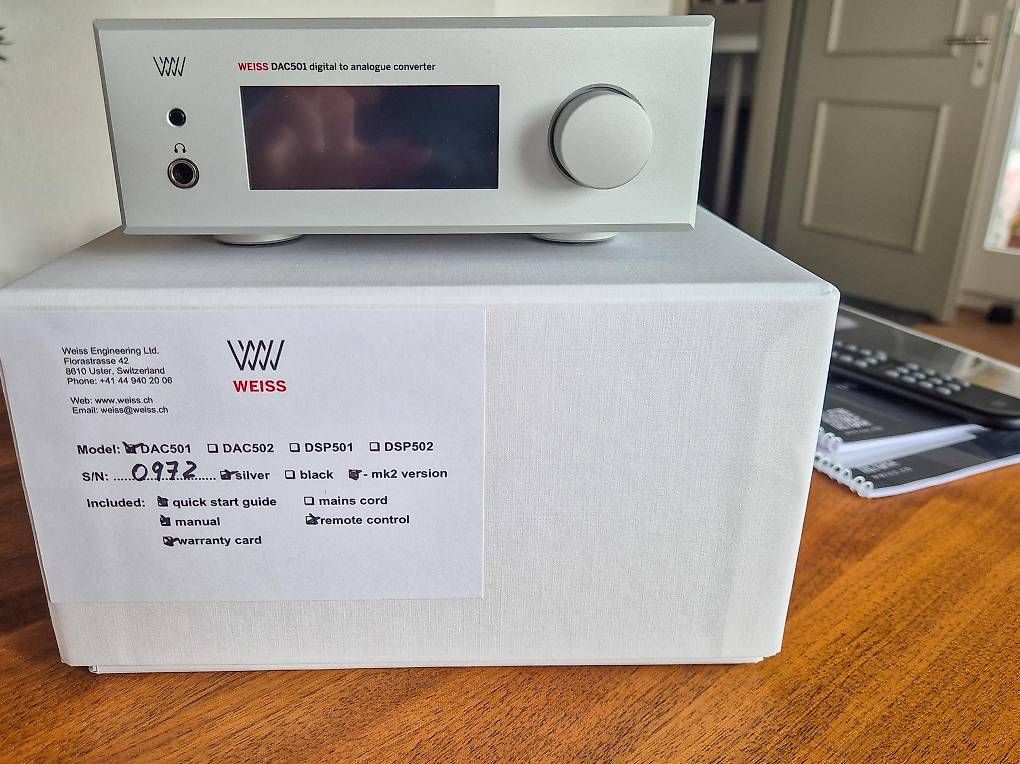 Weiss Convertitori: WEISS DAC501 4-Channel silver – Nuovo (secondo la descrizione) da Rorschacherberg venduto da Alpenroesti 4