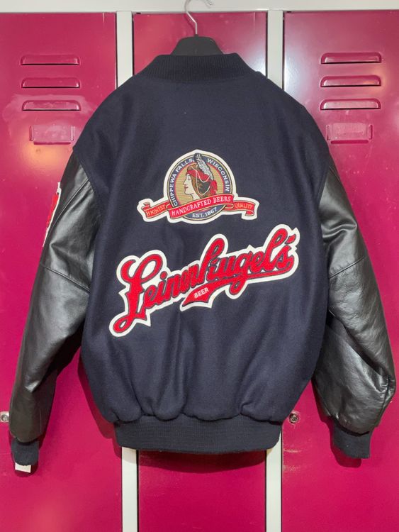 NEW ZEALANDER LEINENKUGEL'S BEER VARSITY JACKET SZ L Kaufen auf Ricardo