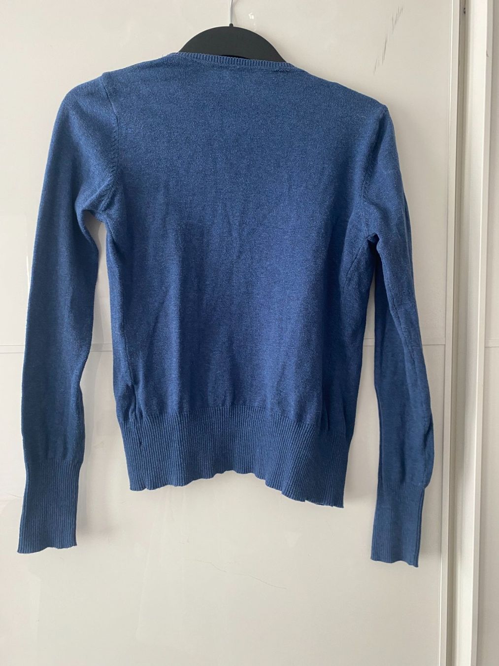 Giacche: Cardigan Jeansblau Gr. L – Usato da Füllinsdorf venduto da Sunnebliemli7 1