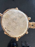 Schöne afrikanische Djembe Trommel (Höhe 35 cm)