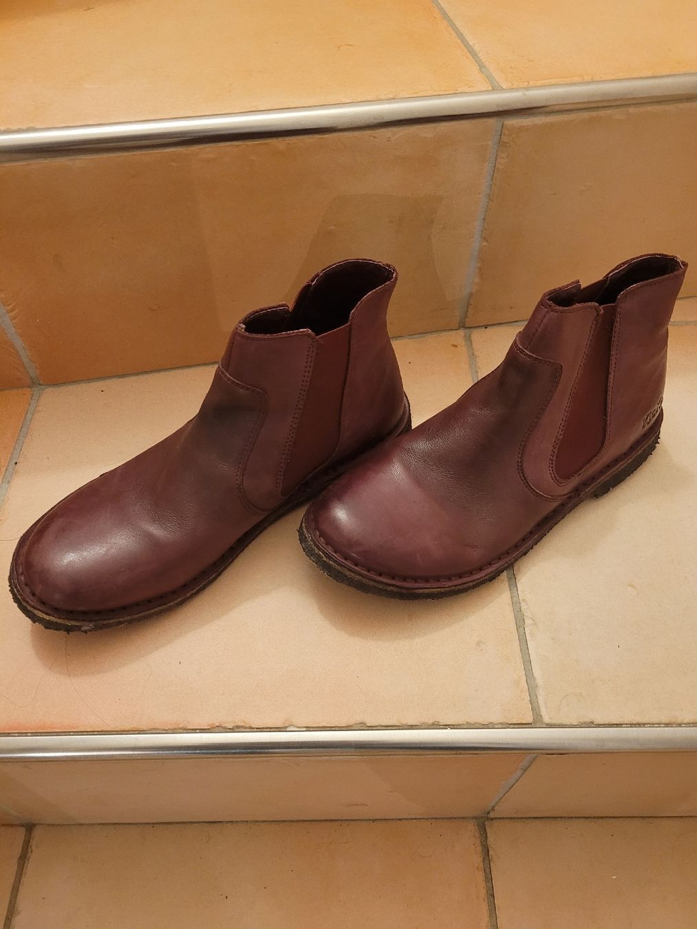 Kickers Scarpe da donna: Kickers bottines bordeau 37 – Nuovo (secondo la descrizione) da Echallens venduto da frimousse2008