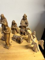 Wunderschöne Krippenfiguren, Holz, Top Zustand!