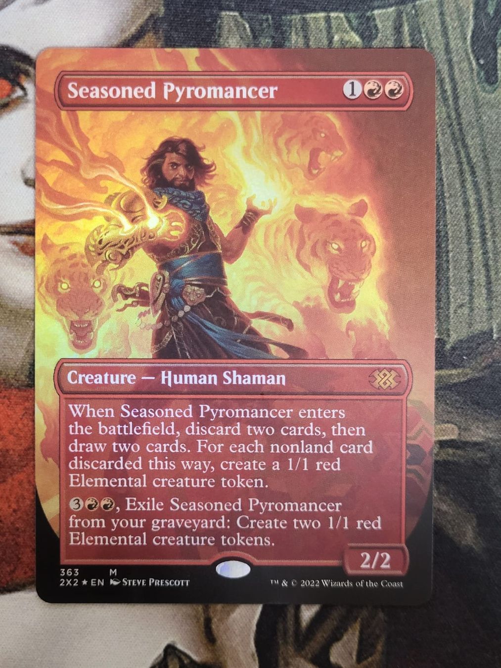 Magic The Gathering Carte collezionabili: Seasoned Pyromancer (V.1) Foil – Nuovo (secondo la descrizione) da Wilen b. Wollerau venduto da GarruksShop