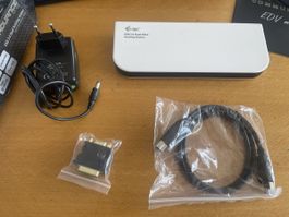 i-tec USB 3.0 Dual Video Docking Station guter Zustand