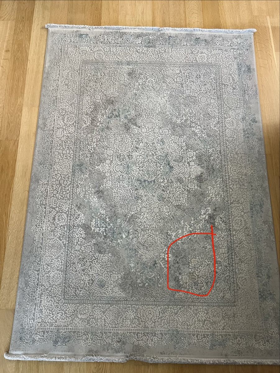 Tapis: Teppich blau/grau mit Muster, 170x120 cm – D'occasion à Richterswil par ang_2vks 3