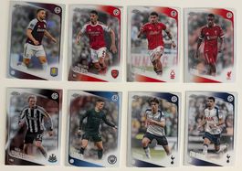 8 Cards - Topps Chrome 25/26