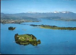 INSEL UFENAU Zürichsee Flugaufnahme