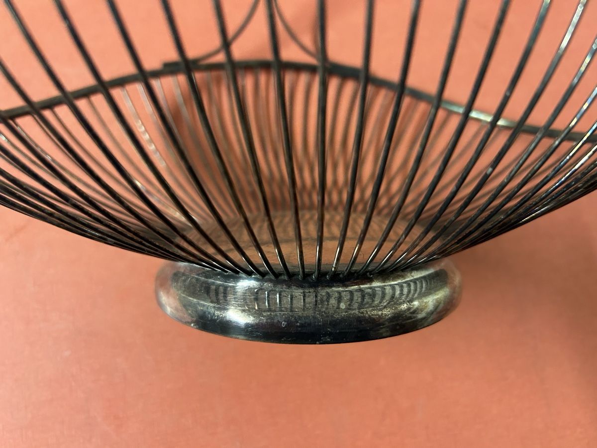Altro per la casa: Vintage Drahtkorb / Brotkorb,Silber, Versilbert ???  dekorat – Usato da Lanzenhäusern venduto da vic63 4