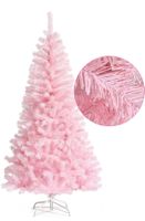 AKTION künstlicher Weihnachtsbaum rosa mit Glitzer 150cm