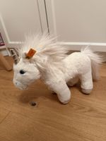 Steiff Einhorn Plüschtier weiss neuwertiger Zustand
