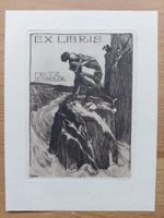 Exlibris Fritz Gilsi - Original Radierung Tod