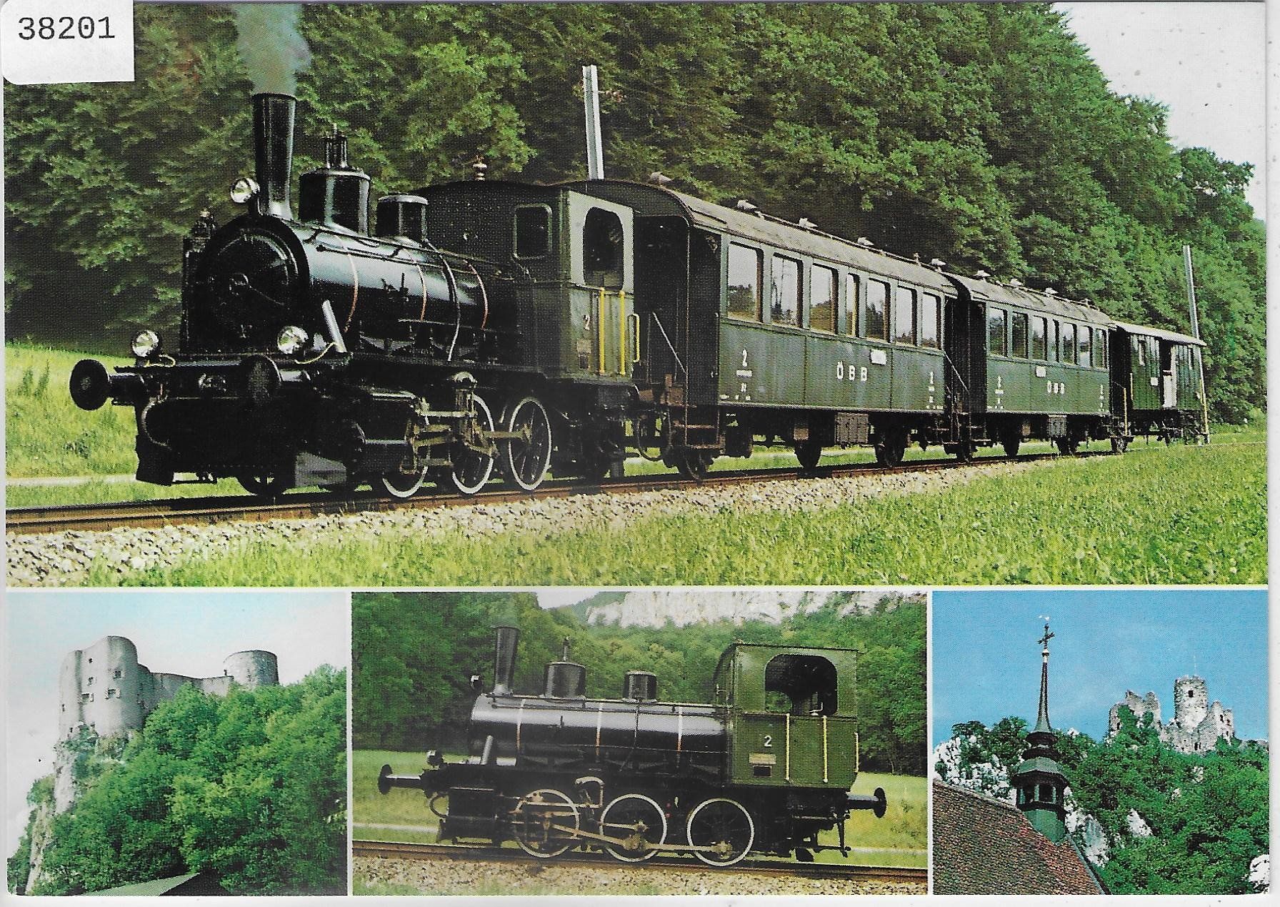 Cartoline postali: Oensingen-Balsthal-Bahn - Dampfzug "Cluser-Schnägg – Usato da Ettingen venduto da Kartenplanet