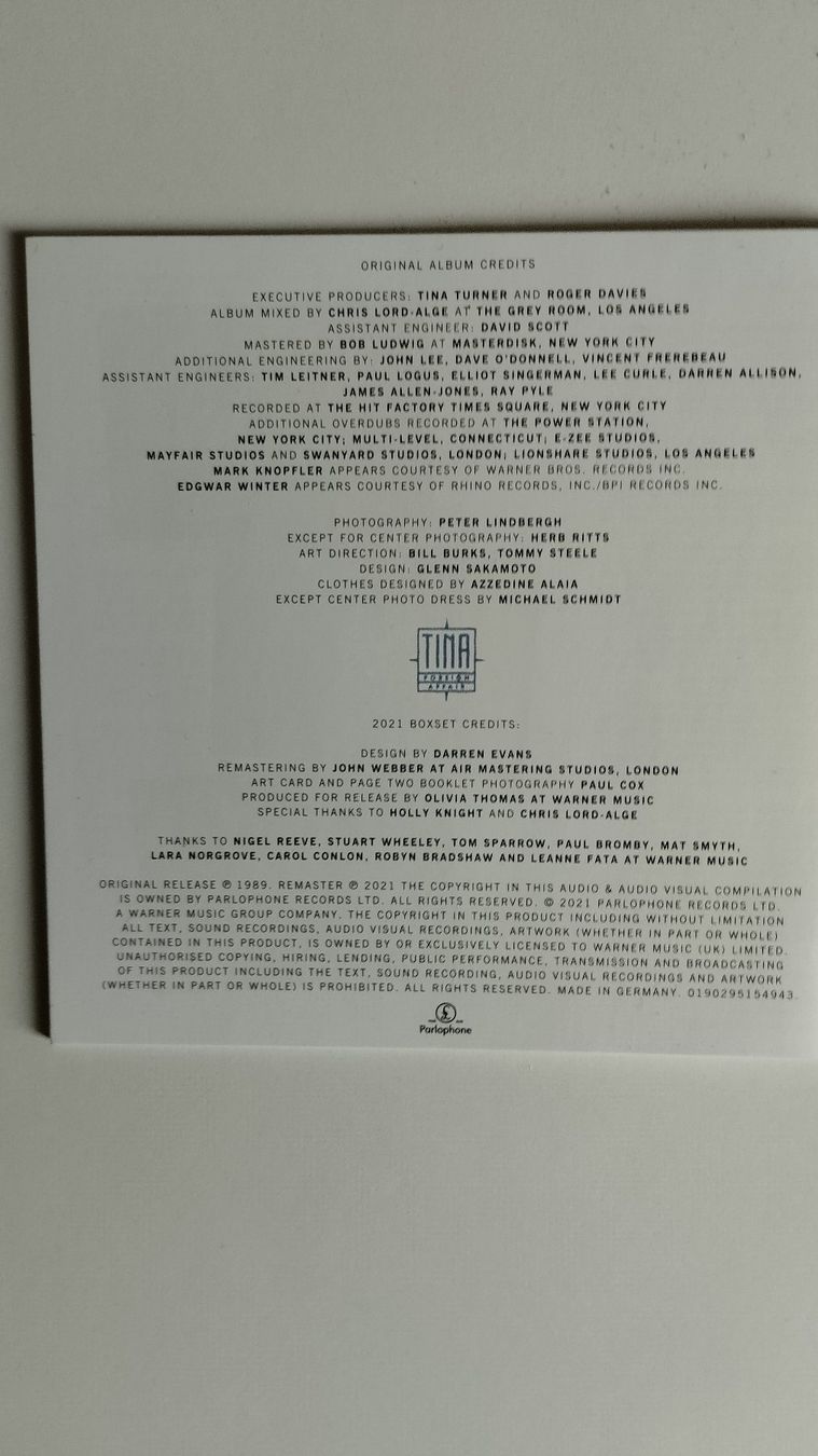 CD: TINA TURNER CD/DVD BOX FOREIGN AFFAIRS – Nuovo (secondo la descrizione) da Basel venduto da Bal-Sagoth 6