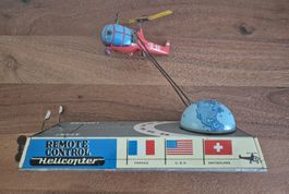 Biller Blechspielzeug Helicopter aus den 50er/60er 