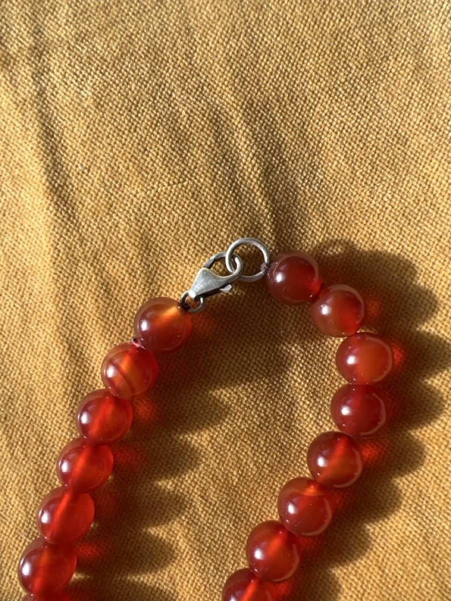 Catenine: Wunderschöne Karneol Kette,orange-rot,top Zustand! – Usato da Ins venduto da ann_wp7f 2