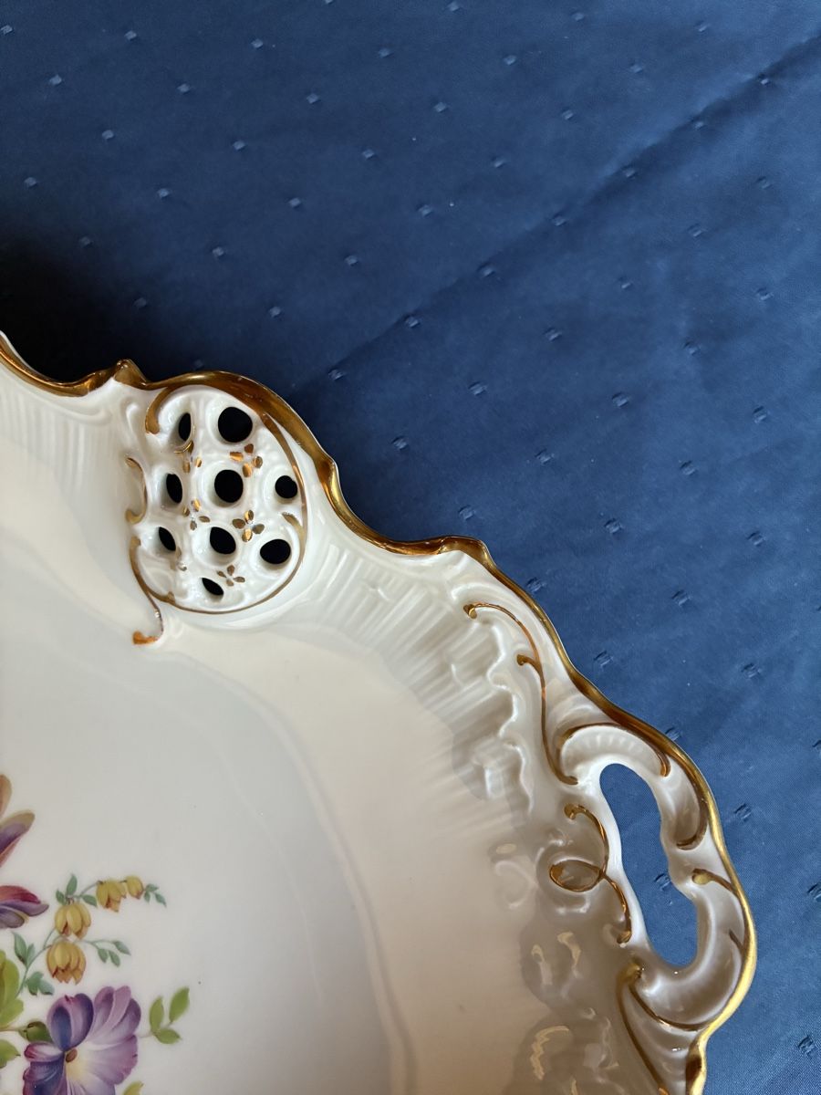 Rosenthal Schalen: Rosenthal - Grosse Gebäckschale – Gebraucht aus Dornach von Rosengarten 3