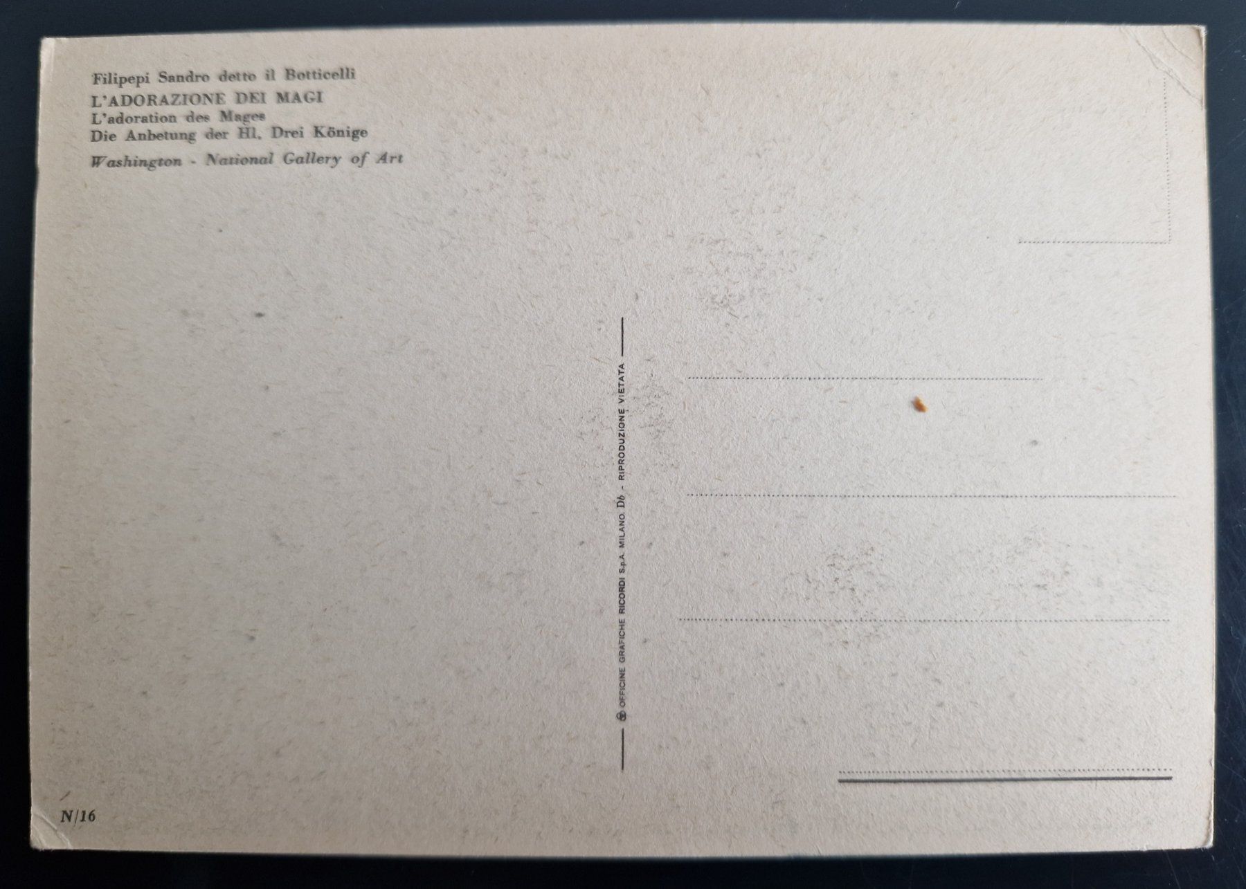 Cartoline postali: Botticelli "Anbetung der Könige"  top – Nuovo (secondo la descrizione) da Melchnau venduto da Arthurius 1