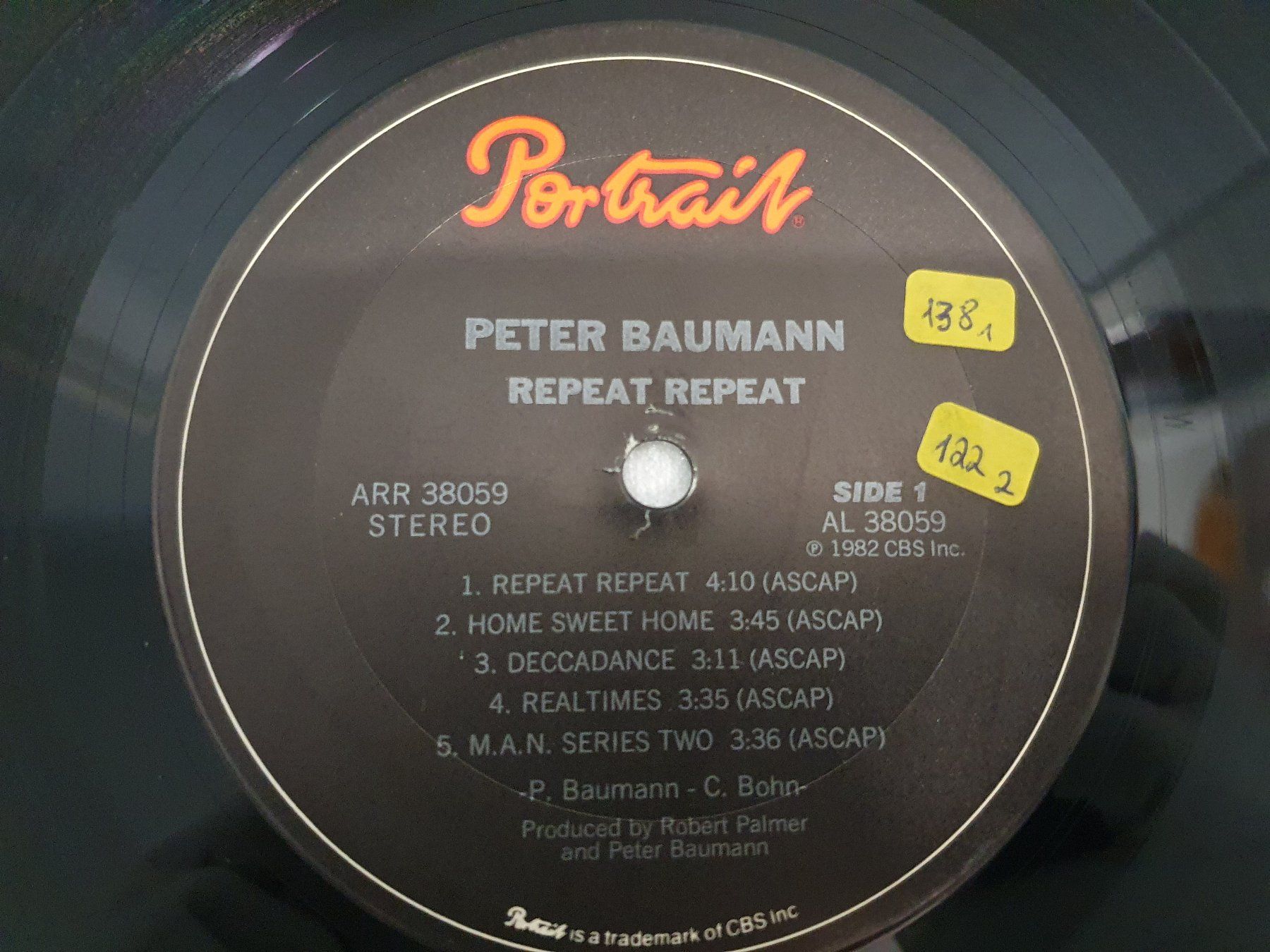 Schallplatten: Peter Baumann – Repeat Repeat – Gebraucht aus Uster von Vinyl-Leidenschaft 3