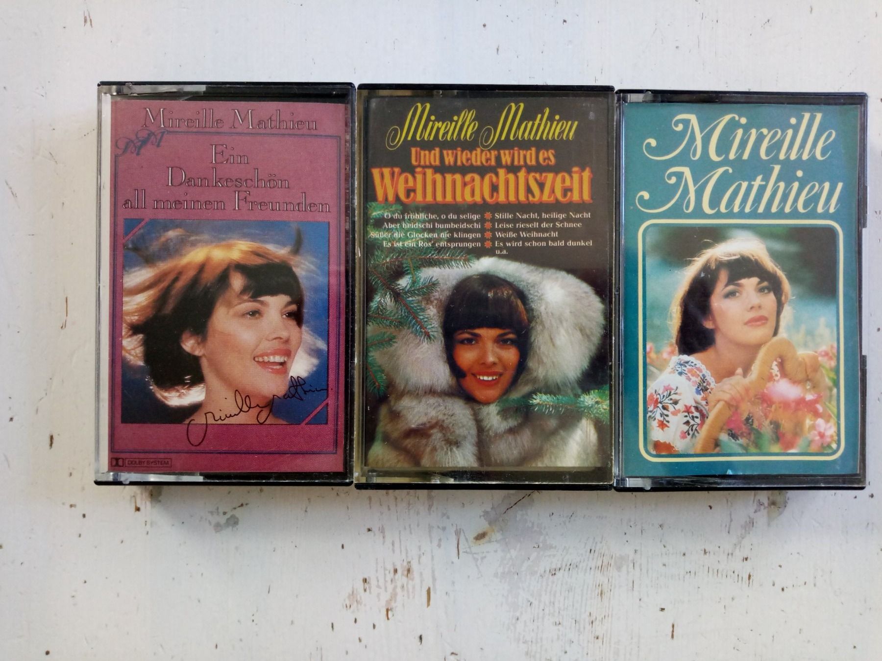 Kompaktkassetten: Mireille Mathieu 3er Kassetten-Set – Gebraucht aus Beckenried von Havacola