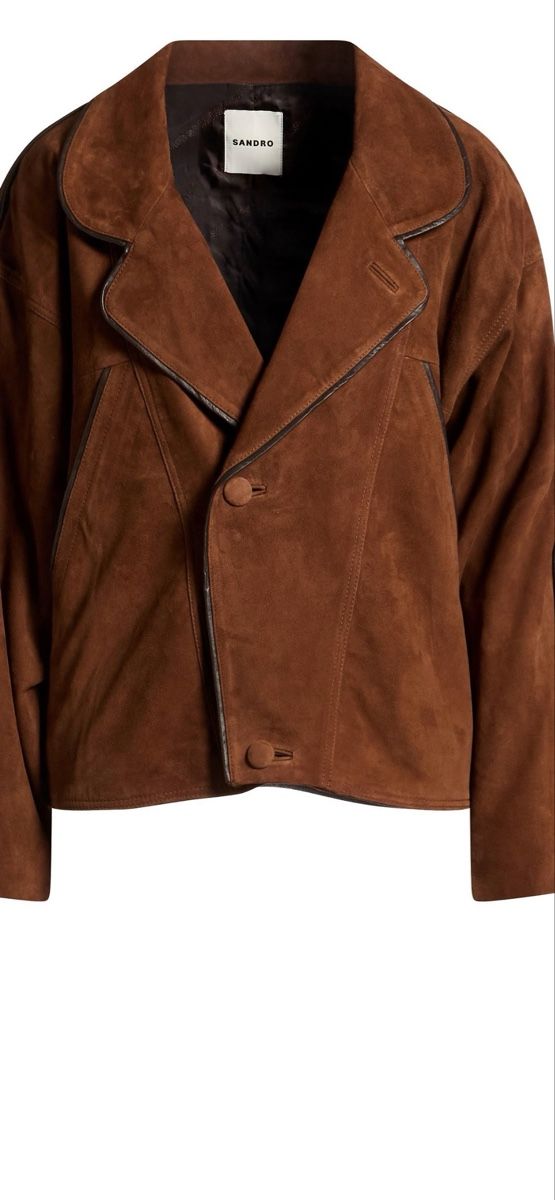 Giacche: Sandro Suede Jacket Brown Size 36 New Condition – Nuovo (secondo la descrizione) da Uitikon Waldegg venduto da any_6lcf 1