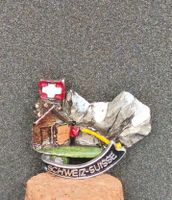 Schweizer Souvenir - Brosche, Anstecknadel, fairer Versand