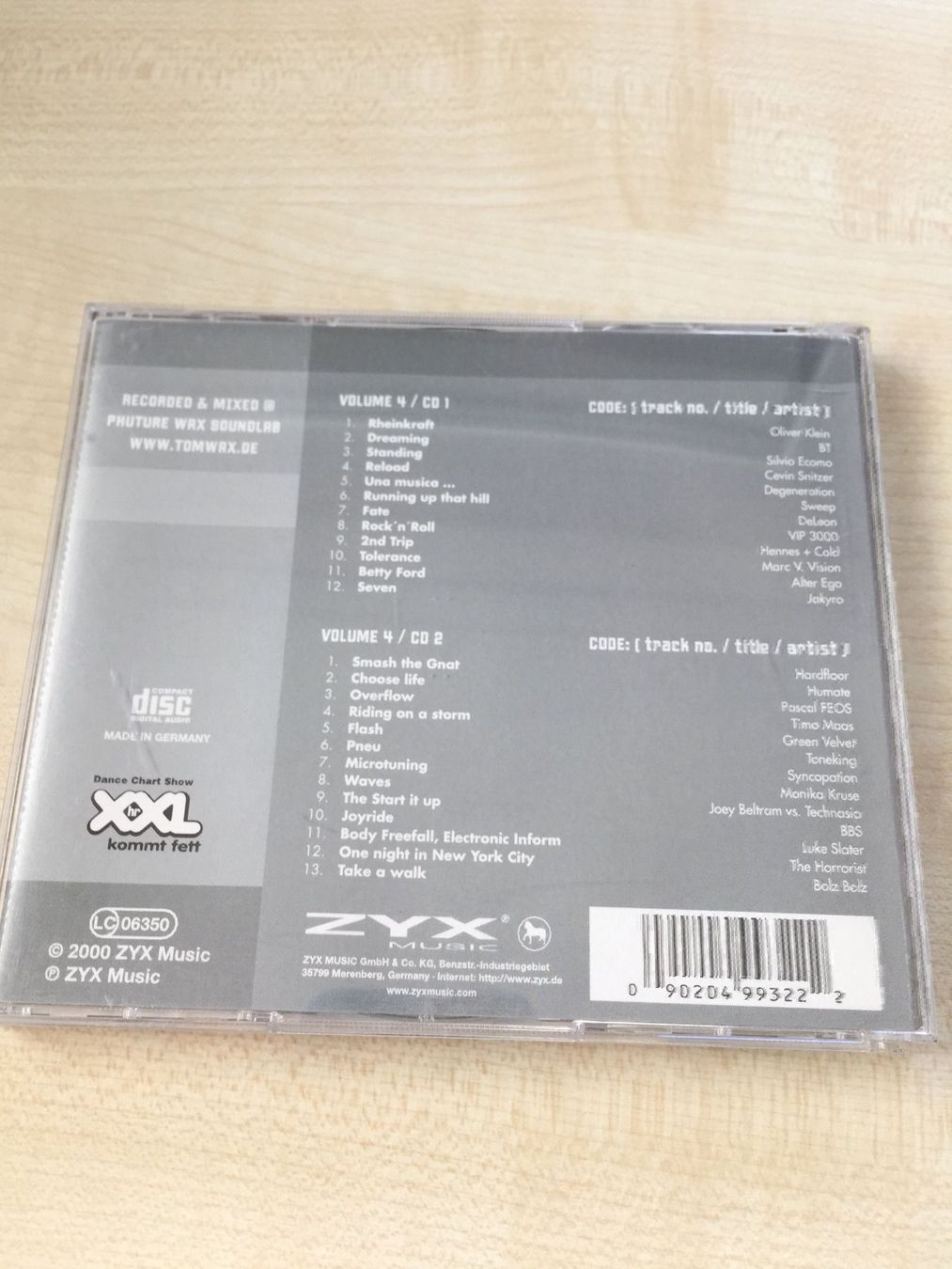 CDs: Tom Wax Mix Trax Vol.4 – Gebraucht aus Rüti ZH von alumedien 1