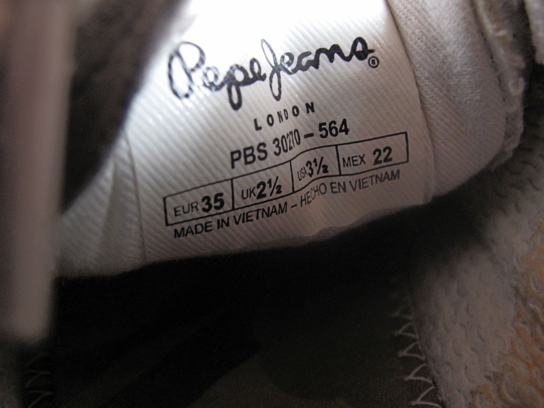 Pepe Jeans Scarpe per ragazze: Pepe Jeans London Gr. 35 – Usato da glarus venduto da Engel_888 1