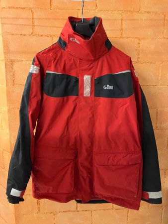 Top Gill Segeljacke Offshore Grösse XL, Rot/Schwarz