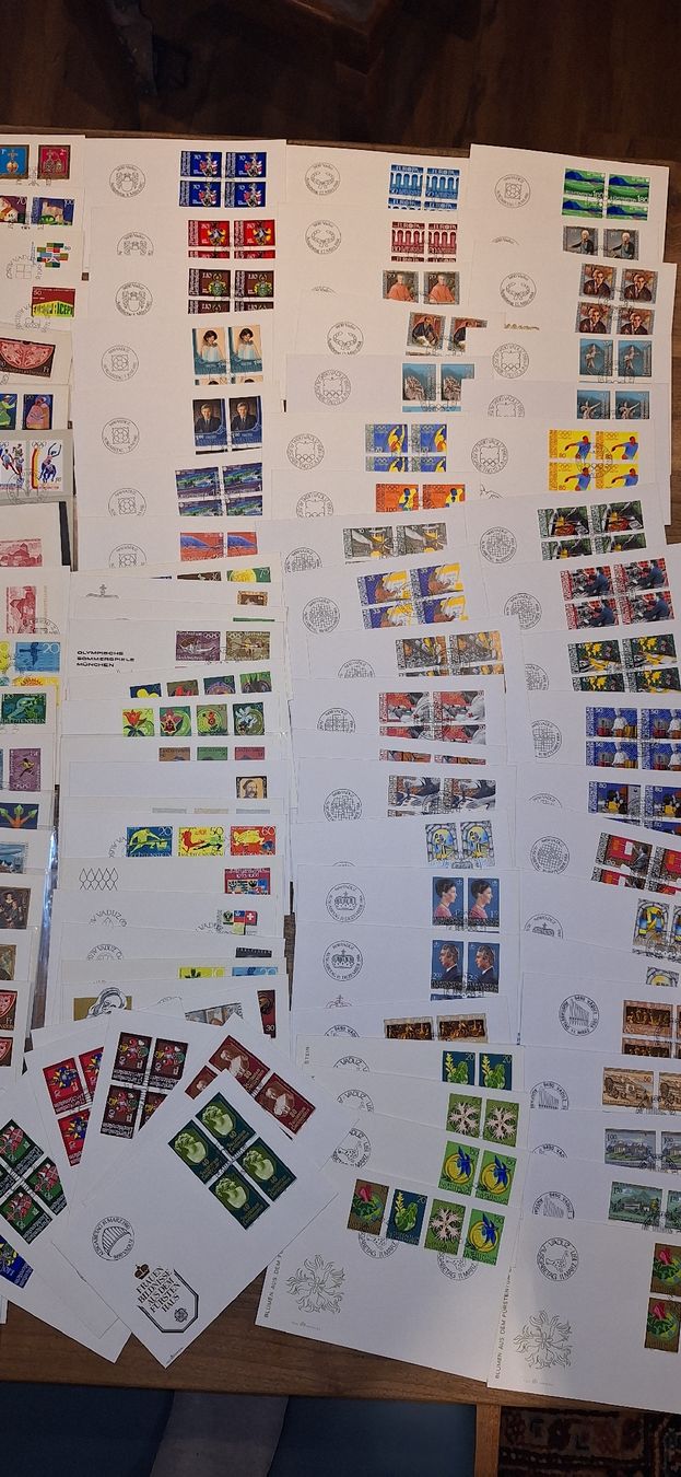Alle Briefmarken: 500 FDC / Brief / Liechtenstein Lot 3 – Gebraucht aus Balgach von SIMEON27 4