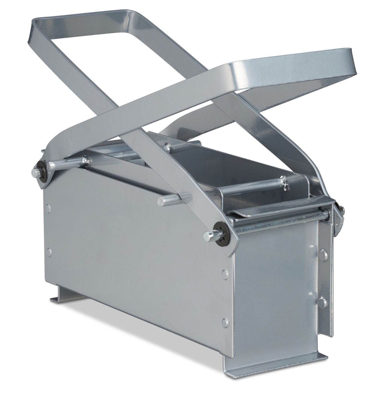 Tutte le macchine: Silberfarbene Papierbrikettpresse – Nuovo e nell'imballaggio originale da Bülach venduto da RockBottomOffTheRamp