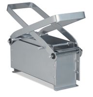 Silberfarbene Papierbrikettpresse