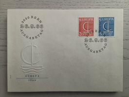 1966 FDC Europamarke