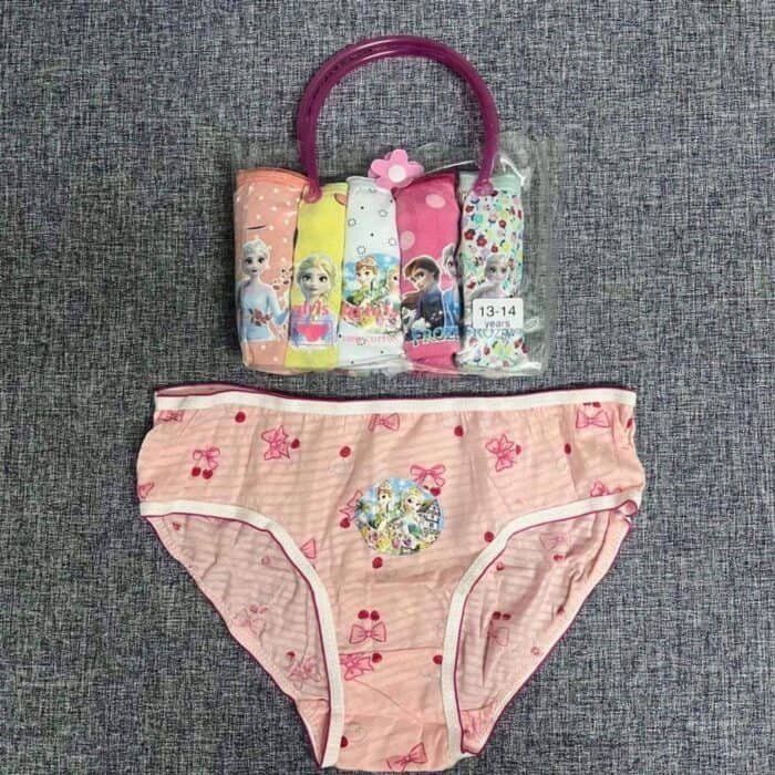 EMY Mädchen Slip 6er Pack - Weiche Baumwoll-Unterwäsche Für Mädchen 2-12 Jahre - Elastisch, Waschbar & Mit Strass-Details