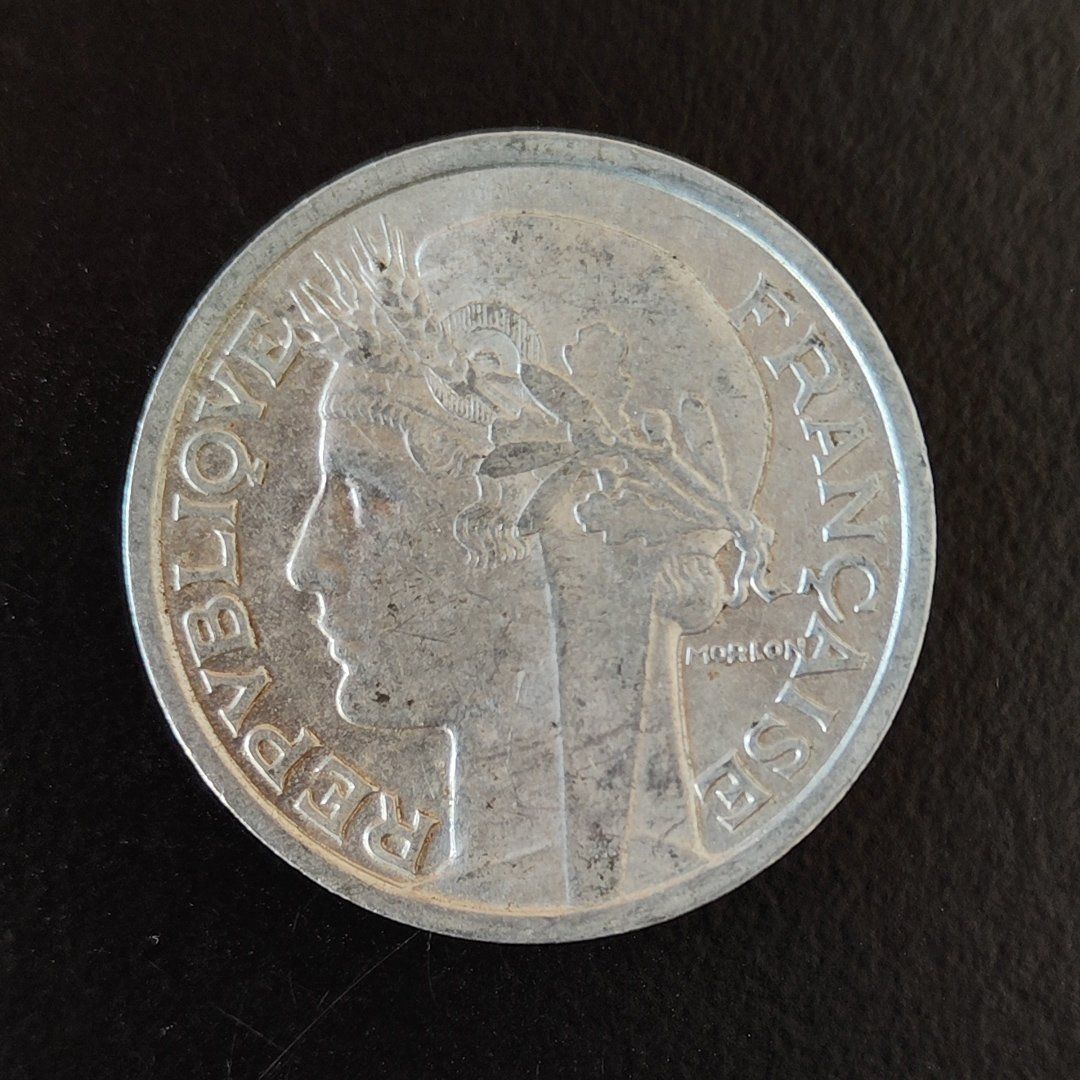 Alle Münzen: 2 Francs Münze Frankreich 1948 – Gebraucht aus Lenzburg von Dani_Lenzburg 1