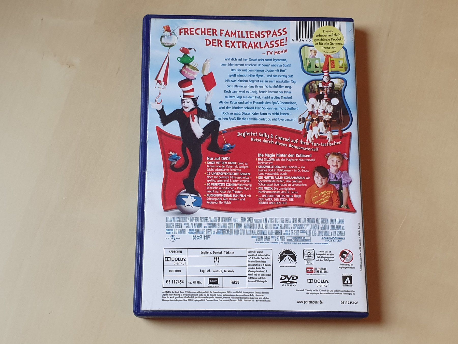 Tutti i DVDs: Ein Kater macht Theater – Usato da Stansstad venduto da collectorsshop 1