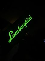 Lightbox lampe led Lamborghini 
