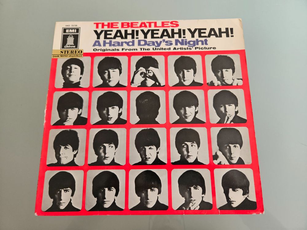 The Beatles Yeah A Hard Day's LP Vinyl Odeon Germany 1969 (Gebraucht ...