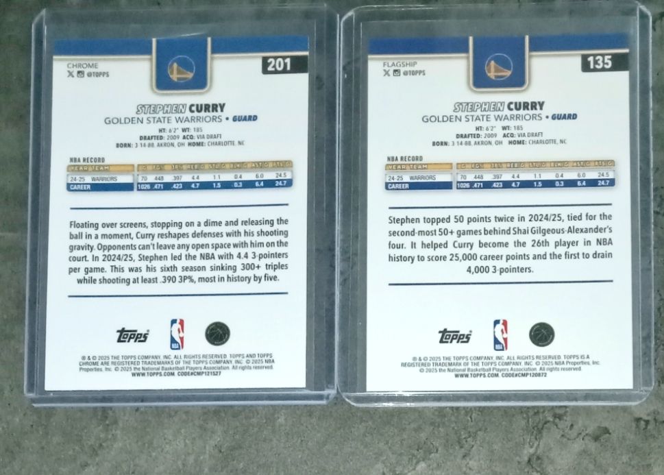 Cartoline: Steph Curry Topps NBA cards lot  – Nuovo (secondo la descrizione) da Vallorbe venduto da ant_75wx 1