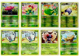 Garten-Theme Pokémon Set (45, 20, 1, 6, 14, 14, 16 & 40)
