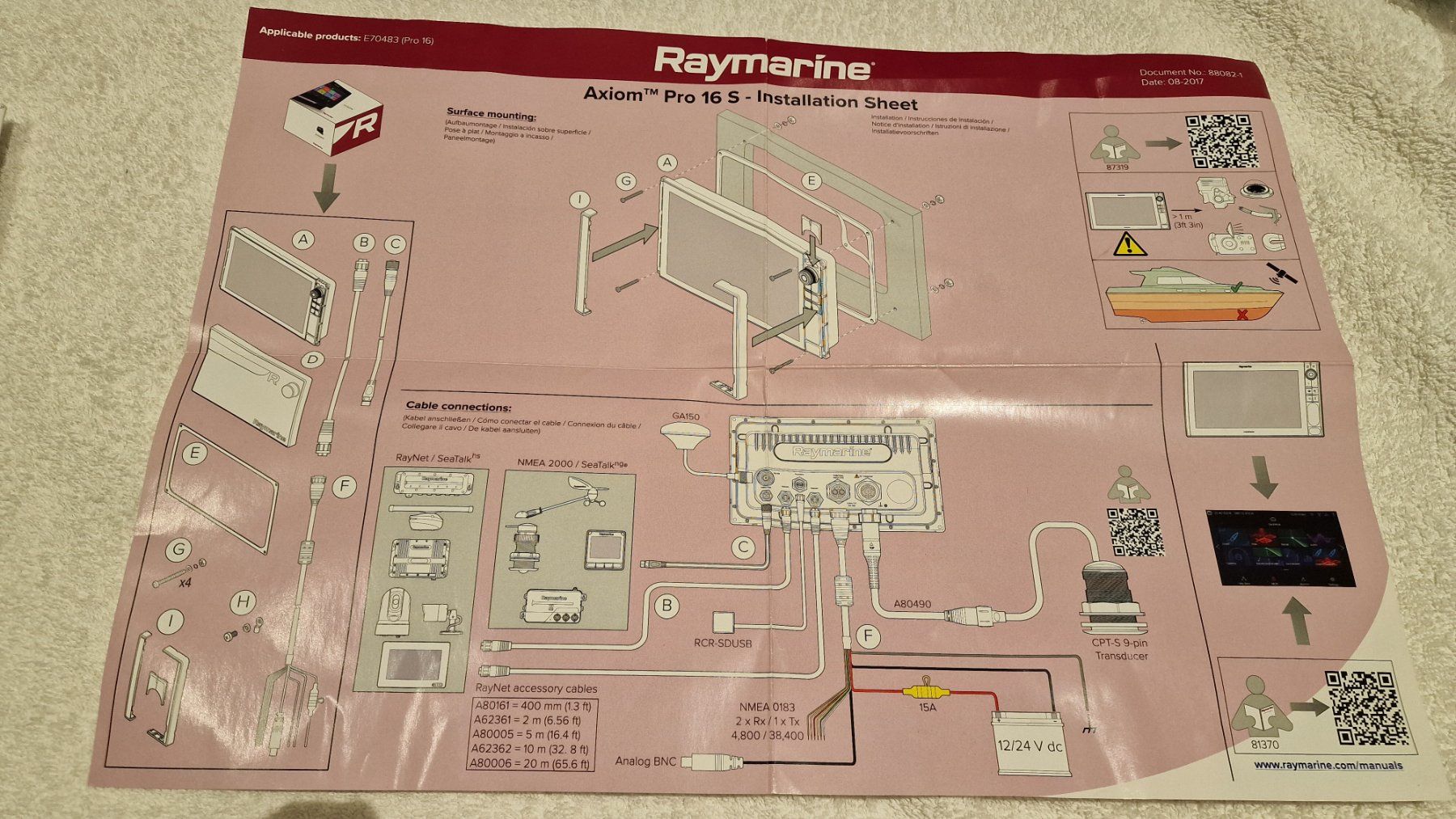 Navigatori: Raymarine Axiom PRO 16 S MFD – Nuovo (secondo la descrizione) da Wienacht-Tobel venduto da agr_52s9 3