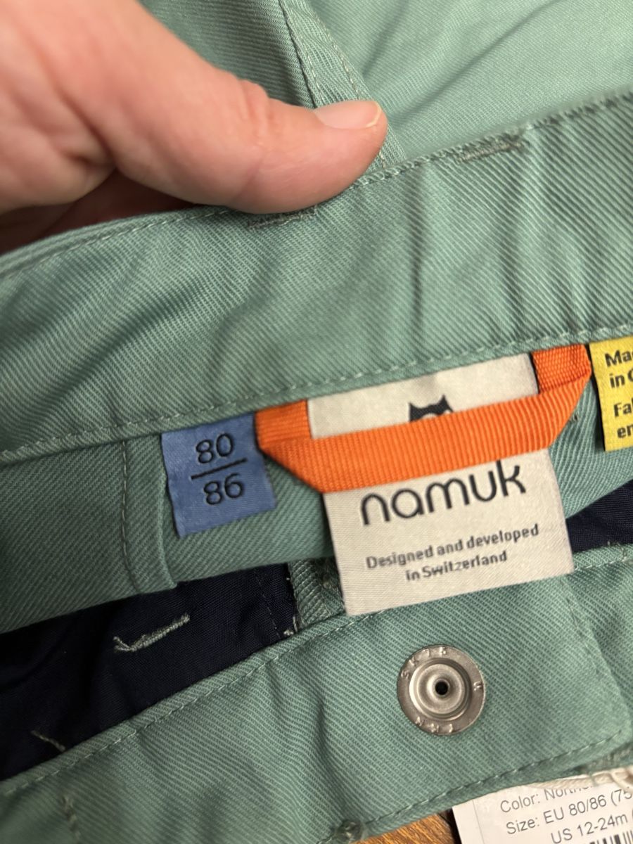 Namuk Pantaloni: Neue Namuk Hose 80/86 – Nuovo e nell'imballaggio originale da Schwerzenbach venduto da herzankerkreuz 5