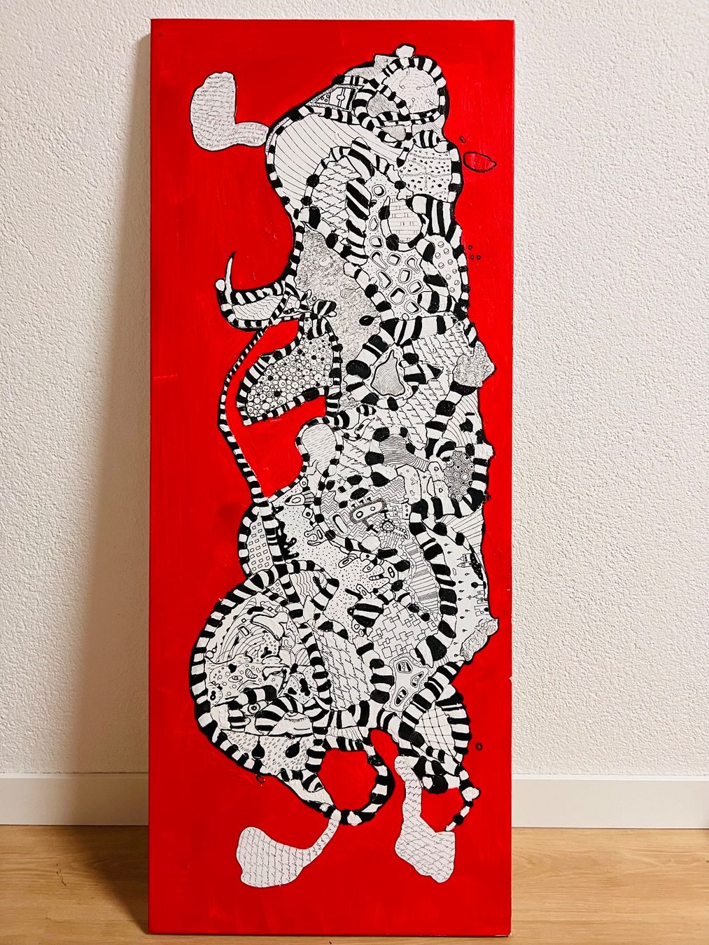 Dipinti: Abstrakt Gemälde 40x100 cm – Nuovo e nell'imballaggio originale da Kreuzlingen venduto da eszanza 3