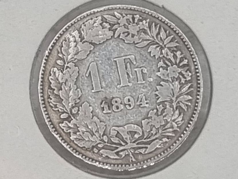 Alle Münzen: 1 FR 1894 – Gebraucht aus Bure von chap981
