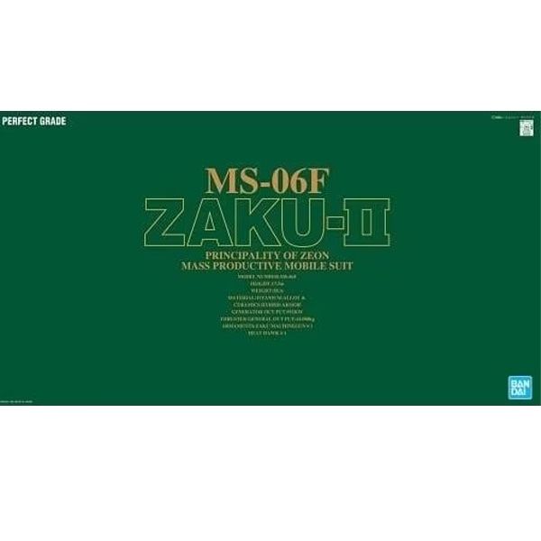 Kit di modellismo & Modellini statici: 1/60 Perfect Grade Zaku II MS-06F – Nuovo e nell'imballaggio originale da Vuadens venduto da Chouchoujapan 1